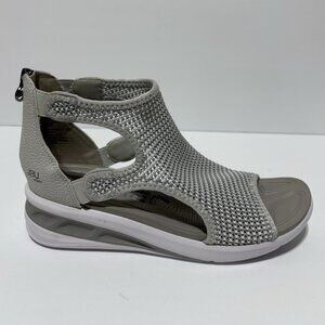 Jambu Women’s Nadine High Gray Wedge Sandals, Size 8 M